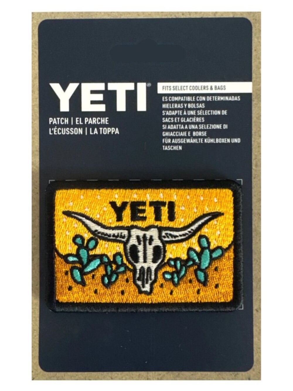 New! Yeti Collector's Patch TX Longhorn Skull - Exclusive & Sold Out